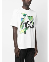 Y-3 Logo Print Graphic T Shirt