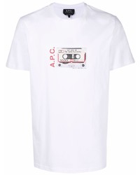 A.P.C. Logo Print Graphic T Shirt