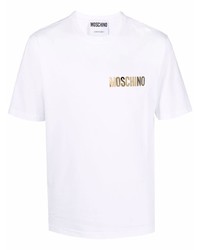 Moschino Logo Print Organic Cotton T Shirt