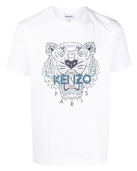 Kenzo Logo Print Organic Cotton T Shirt