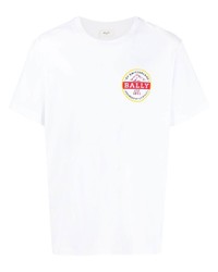 Bally Logo Print Organic Cotton T Shirt