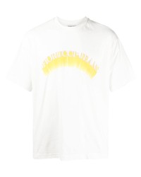 Fiorucci Logo Print Organic Cotton T Shirt