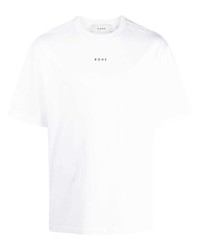 Róhe Logo Print Organic Cotton T Shirt