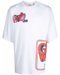 Gcds Logo Print Oversized T Shirt