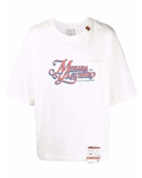 Maison Mihara Yasuhiro Logo Print Oversized T Shirt