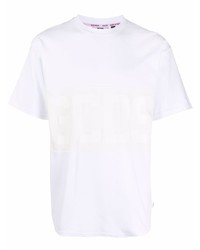 Gcds Logo Print Panelled T Shirt