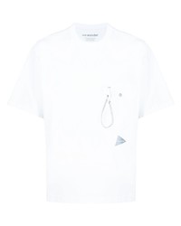 And Wander Logo Print Pocket Detail T Shirt