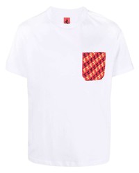 Ferrari Logo Print Pocket T Shirt