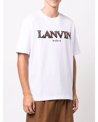 Lanvin Logo Print Short Sleeve T Shirt