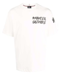 MONCLER GRENOBLE Logo Print Short Sleeve T Shirt