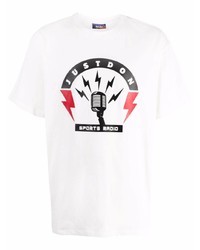 Just Don Logo Print Short Sleeve T Shirt