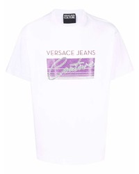 VERSACE JEANS COUTURE Logo Print Short Sleeve T Shirt