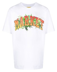 MARKET Logo Print Short Sleeve T Shirt