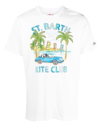 MC2 Saint Barth Logo Print Short Sleeve T Shirt