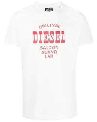 Diesel Logo Print Short Sleeve T Shirt