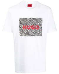 Hugo Logo Print Short Sleeve T Shirt