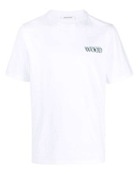 Wood Wood Logo Print Short Sleeve T Shirt