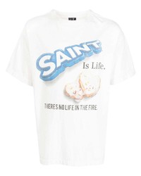 SAINT MXXXXXX Logo Print Short Sleeve T Shirt