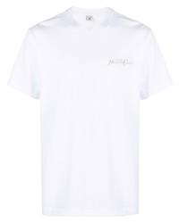 Sporty & Rich Logo Print Short Sleeve T Shirt