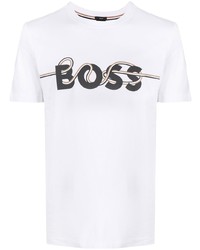 BOSS Logo Print Short Sleeve T Shirt