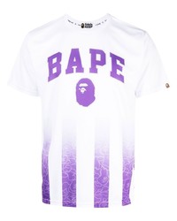 A Bathing Ape Logo Print Short Sleeve T Shirt