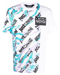 Just Cavalli Logo Print Short Sleeve T Shirt