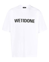 We11done Logo Print Short Sleeve T Shirt
