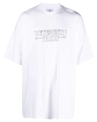 Vetements Logo Print Short Sleeve T Shirt