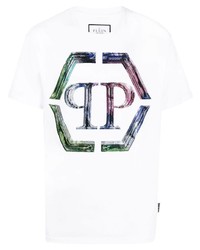 Philipp Plein Logo Print Short Sleeve T Shirt