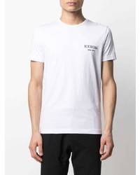 Iceberg Logo Print Short Sleeved T Shirt