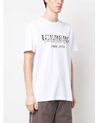 Iceberg Logo Print Short Sleeved T Shirt