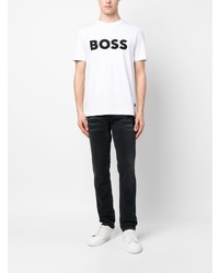 BOSS Logo Print Short Sleeved T Shirt