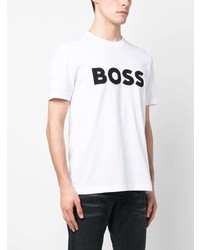 BOSS Logo Print Short Sleeved T Shirt