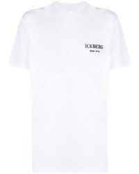 Iceberg Logo Print Short Sleeved T Shirt