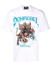 DOMREBEL Logo Print Short Sleeved T Shirt