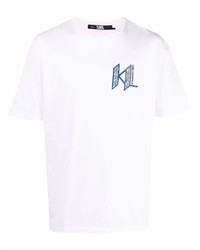 Karl Lagerfeld Logo Print Short Sleeved T Shirt