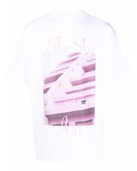 BLUE SKY INN Logo Print Short Sleeved T Shirt