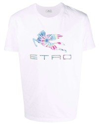 Etro Logo Print Short Sleeved T Shirt