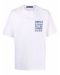 Andersson Bell Logo Print Short Sleeved T Shirt