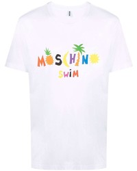 Moschino Logo Print Short Sleeved T Shirt