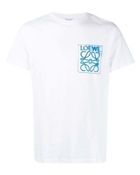 Loewe Logo Print Short Sleeved T Shirt