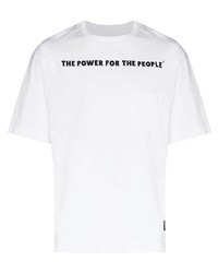 The Power for the People Logo Print Short Sleeved T Shirt