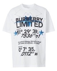 Burberry Logo Print Short Sleeved T Shirt