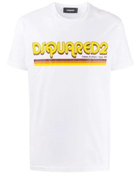 DSQUARED2 Logo Print Slim Fit T Shirt