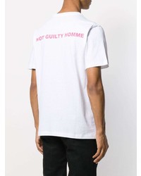 Not Guilty Homme Logo Print T Shirt