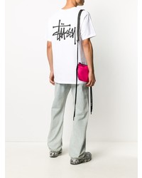 Stussy Logo Print T Shirt