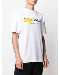 Palm Angels Logo Print T Shirt