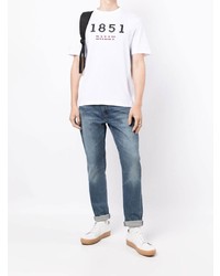 Bally Logo Print T Shirt