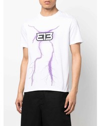 313 WORLDWIDE Logo Print T Shirt