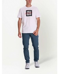Hugo Logo Print T Shirt